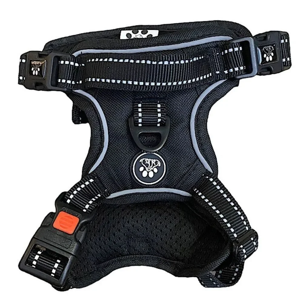 Dog Harness XS New, Adjustable Pet Seatbelt Car Safety Harness and Leash
